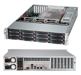 Сервер Supermicro CSE-826BE1C4-R1K23LPB/X11DPH-T/2*CPU Server 8-core Xeon 4208 (2.10 GHz, 11M, FC-LGA3647)/64GB