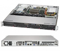 Сервер Supermicro 813MFTQC-350CB2/MBD-X11SCL-F-O/1*Intel CPU Server 6-core Xeon E-2236 (3.40 GHz, 12)/32GB/2*Жесткий диск HDD 1Tb TOSHIBA P300 SATA 6Gb/s 7200rpm 64Mb 3.5" HDWD110UZSVA (HDKPC32AKA01)/No Soft