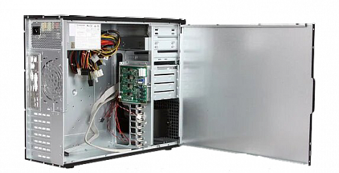 Сервер Supermicro CSE-733TQ-500B/ X11SCL-F-O/1*Процессор Intel XEON E-2136, LGA1151/16GB/NO HDD/No Soft