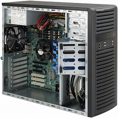 Сервер Supermicro SuperChassis 732I-500B/MBD-X11SCL-F-O/1*Intel CPU Server 4-core Xeon E-2224 (3.40 GHz, 8M, LGA1151)/16GB/2*Intel® SSD D3-S4510 Series (240GB, 2.5in SATA 6Gb/s, 3D2, TLC)/2*Жесткий диск HDD 1Tb SATA 6Gb/s 7200rpm 64Mb 3.5" 